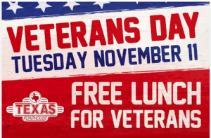 Free veterans day meals 2024 murfreesboro tn