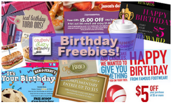 birthday freebies get free stuff on birthday