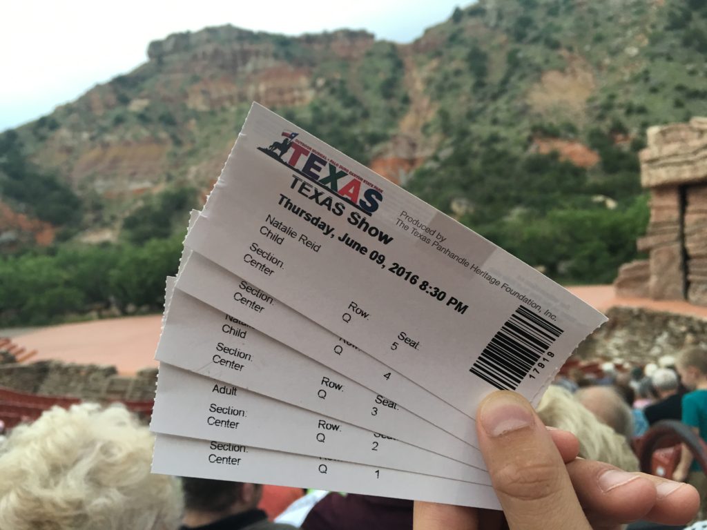 Palo Duro Canyon TEXAS outdoor Musical Cadillac Ranch