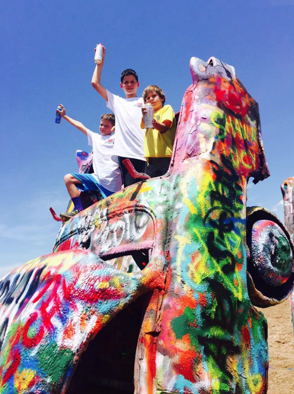 Palo Duro Canyon TEXAS outdoor Musical Cadillac Ranch