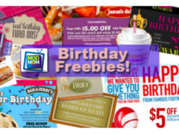 what to get for free on birthday
