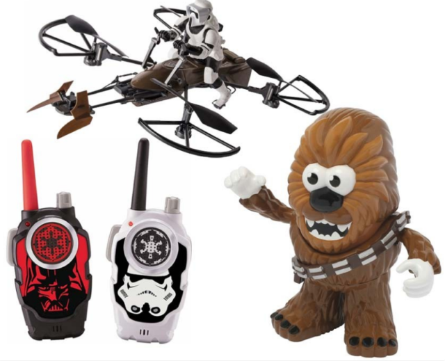 star wars drone walkie clock sale deal