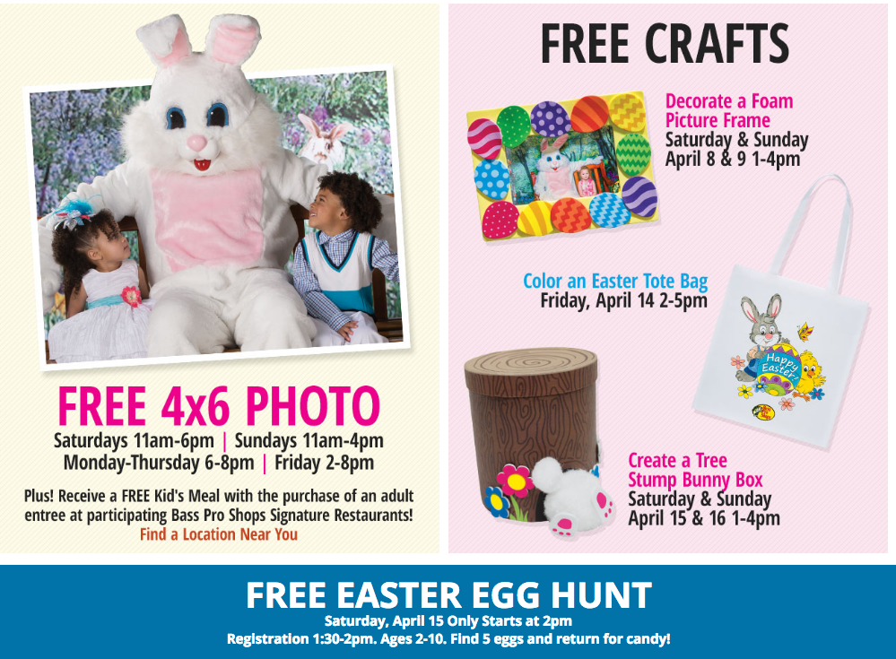 bass pro easter bunny photo crafts