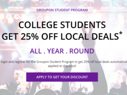 groupon college student