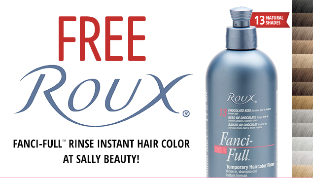 FREE Roux Fanci-Full Rinse Instant Hair Color at Sally Beauty! - ModMomTV