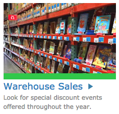 SCHOLASTIC WAREHOUSE SALE